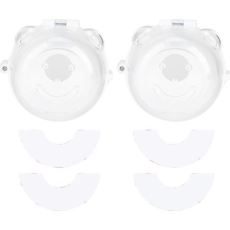 Lot de 2 verrous de sécurité pour boutons de cuisinière et four, conçus pour la sécurité des enfants et des tout-petits. (1/5)