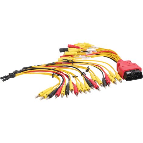 Adaptateur de câble de diagnostic OBD2 mâle 16 broches avec 20 rallonges universelles pour voiture (1/5)