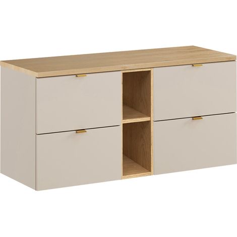 Mobile bagno senza lavabo Azel cachemire 120cm (1/5)