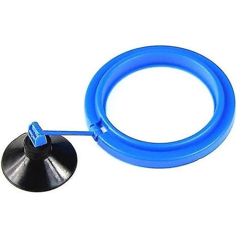 Lot de 2 mangeoires flottantes rondes et carrées avec ventouses, idéales pour nourrir les poissons d'aquarium. (1/5)