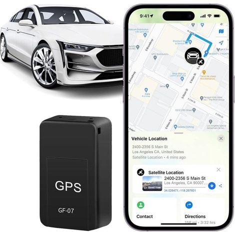 Traceur GPS véhicule temps réel – Magnétique, étanche – Couverture mondiale – Voiture, moto (1/5)