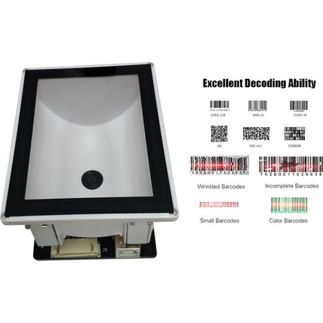 Module de scanner embarqué 2D/QR/1D, lecteur de codes-barres, moteur de lecture 960 x 680 COMS avec interface USB