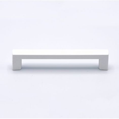 Maniglia Mobili Geometric  Camera Bianco Laccato 124 x 14 mm