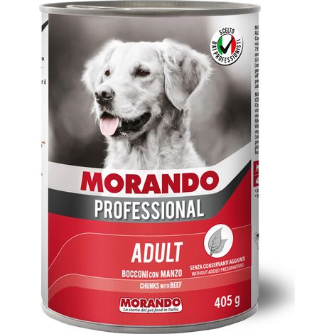 CIBO CANE MORANDO LATT 405 G BOCCONI MANZO Q.TA 24