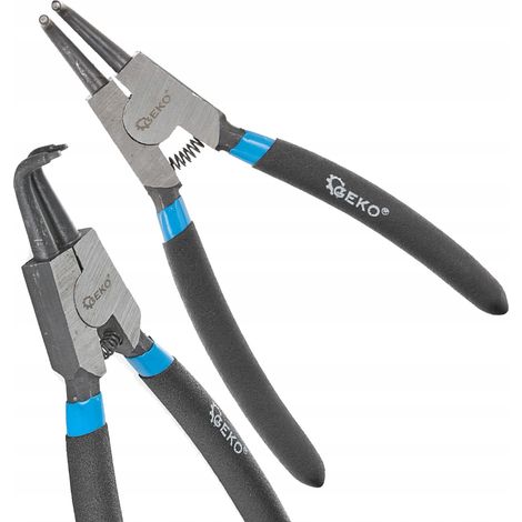 Pince geko seeger external bent 16 cm prise caoutchouc (1/3)