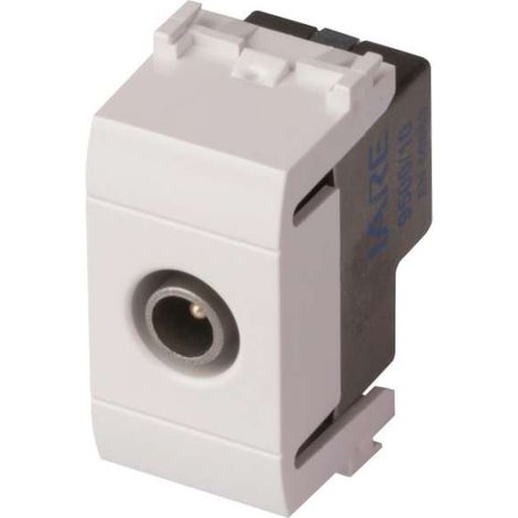 Frutto presa coassiale TV diam.9,5 mm - Evolution - Bianco