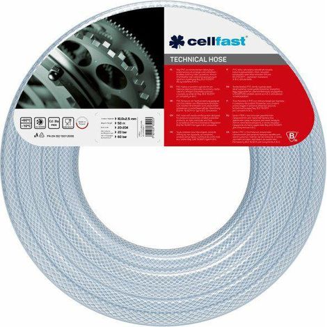 Cellfast Manguera tecnica 6 x 2,0 mm 120 metri