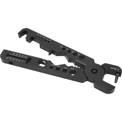 Multifunktionale Stoßdämpfer-Wellenklemme aus Aluminiumlegierung, schwarz, handlich, für RC-Autos und RC-Spielzeugmodelle (1/5)