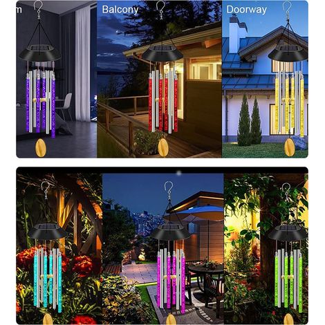Guirlande Solaire Extérieure avec Clochettes et Tige en Acrylique Étanche – Décoration Jardin Terrasse Ambiance Douce (1/4)