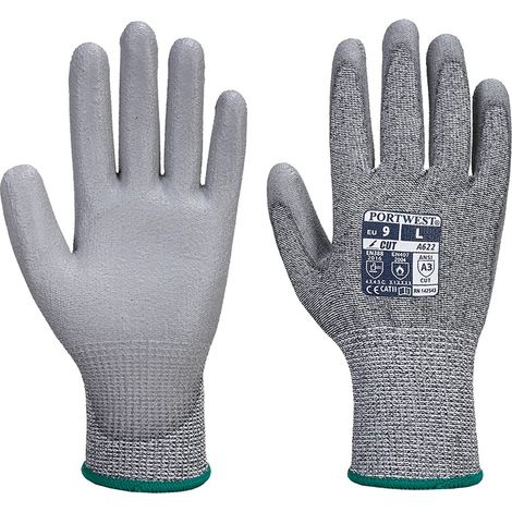Portwest MR Cut A622G7RS - Guanti con Palmo in Poliuretano, S