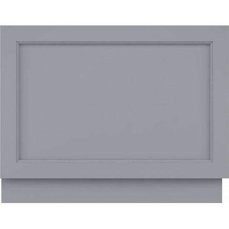 Bayswater Plummett Grey MDF Bath End Panel 560mm H x 750mm W (1/2)