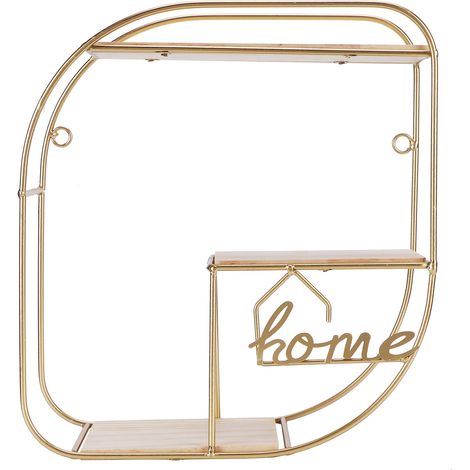 Rangement En Métal Style Nordique Pour Maison Salon Salle De Bain Étagère Décorative Robuste 1 Pièce (1/5)