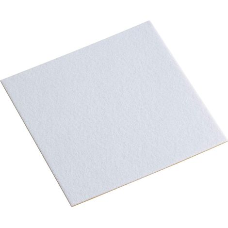 Maestro feltrini autoadesivi, 200 X 200 mm, bianco, 645536