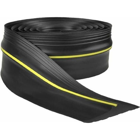Joint de Porte de Garage Universel 3m - Joint de Seuil et Coupe-froid en Caoutchouc Résistant aux Intempéries pour Remplacement Étanche