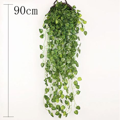 (B5-2pcs) Jardinière murale en rotin tressé à la main, panier en rotin tressé, support pour plantes grimpantes, pot de jardin, jardinière murale (1/4)