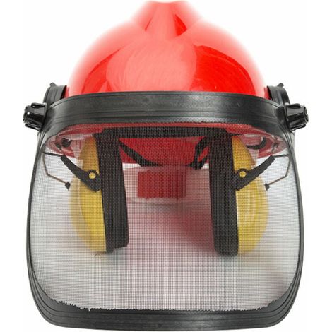 Full Face Forestry Protective Helmet (Easily Adjustable Length, Foldable and Adjustable Headband, Adjustable Noise Cancelling Earphones) MUMU