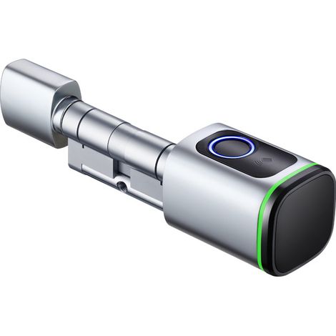 Serrure electronique à empreinte digitale avec carte IC et WiFiBox, fonction Bluetooth Serrure Biométrique, étanche cylindre réglable (1/5)