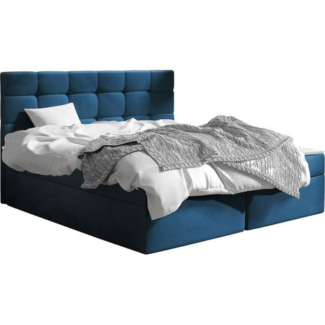 Lit boxspring Comfivo Osculum I, Polo 891, Continental, Double, 180x200, Tissu, Disponible, 183x206x112cm (1/5)