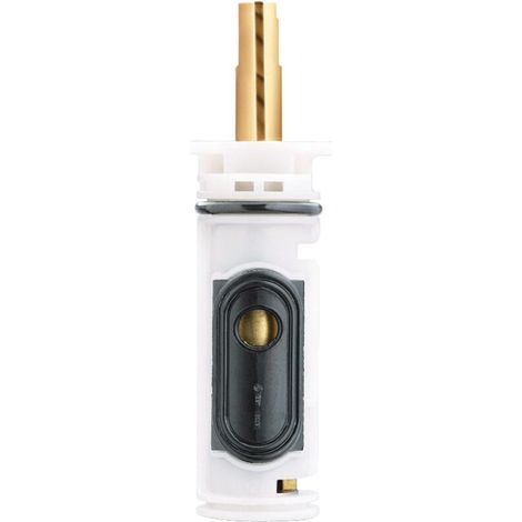 Essential Values ​​Moen 1222 Mischbatterie-Kartusche – Ersatzteil kompatibel mit Moen Thermostat-Duschventilen und Duscharmaturen – Robustes Material aus Kunststoff und Messing