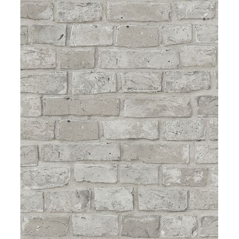 papier peint brique gris  - Sanders & Sanders (1/2)