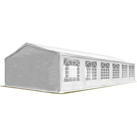 TOOLPORT Marquee 6x12 m gazebo strong PVC 600 N tarpaulin waterproof and quick set-up Partytent (1/4)