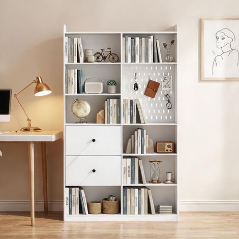 Meuble de rangement de bureau en mDF metallo 120 x 30 x 200 cm (1/5)