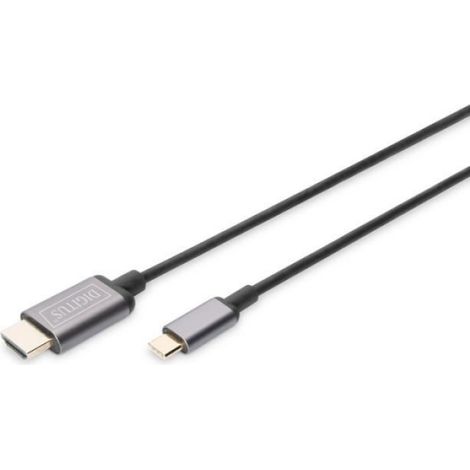 Câble Vidéo et Adaptateur - - DA-70821 - USB-C vers HDMI - 1,8 m - 4K 30 Hz (1/4)