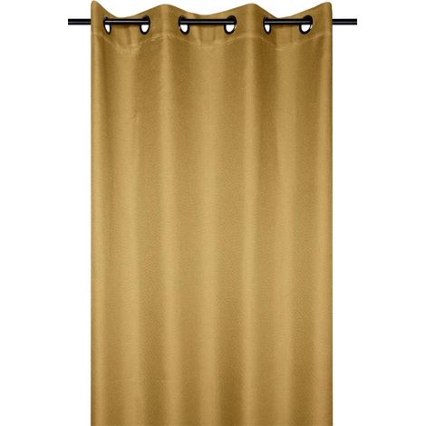 RIDEAU COPENHAGUE MOUTARDE 140X180 cm