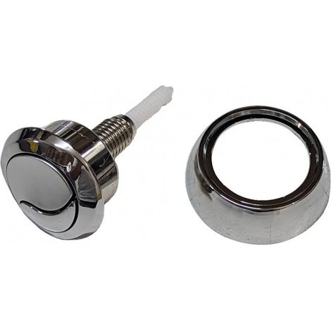 Pulsante cromato per meccanismo WC SIAMP Optima S
