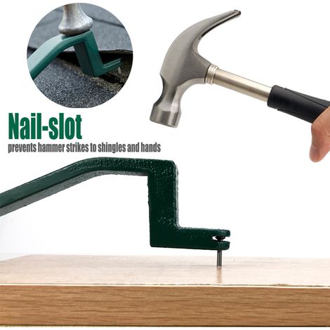 Lot de 2 arrache-clous de chantier – Pied-de-biche pour retirer des planches de toiture – Outil de démolition pour charpente et couverture (1/5)