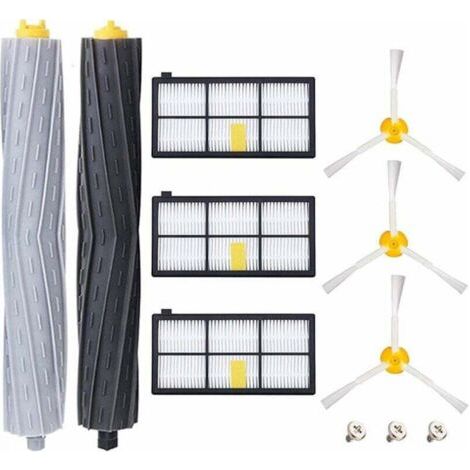 Pièces accessoires pour iRobot Roomba 800 805 860 861 865 866 870 871 876 880 885 886 890 895 896 900 960 966 980, Remplaçant Filtres et Brosses Kit pour Aspirateur Robot - 11in1 (1/5)