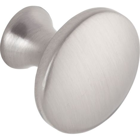 Poignée de meuble en métal - Finition acier inoxydable - 31 mm