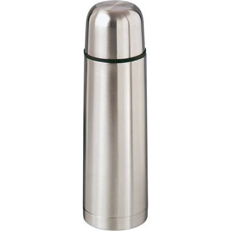 MATO interpräsentClassico Bottiglia termica, thermos,Acciaio inox (spazzolato), Nero,1 l,4097
