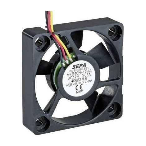 SEPA MFB40H05 Ventola assiale 5 V/DC 11.0 m³/h (L x L x A) 40 x 40 x 10 mm (1/2)