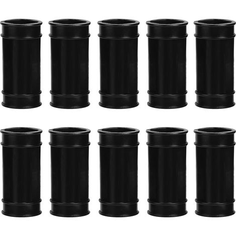 10er-Pack Wasseradapter – Kunststoff – Hühner-/Geflügelhaltung – schwarz – Schlauch