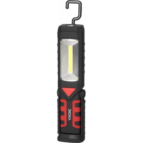 Taschenlampe led orno cob 3w + 1w mit Haken - 2800mah wiederaufladbar und Powerbank-Funktion