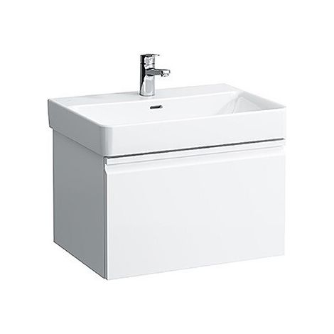 Meuble sous-vasque LAUFEN PRO S 615 x 390 x 450 mm 1 tiroir et tiroir intérieur chêne clair LAUFEN