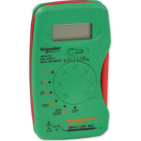 Multimeter Schneider Kompakt Cat III 300V 200mA 120x75mm (1/4)