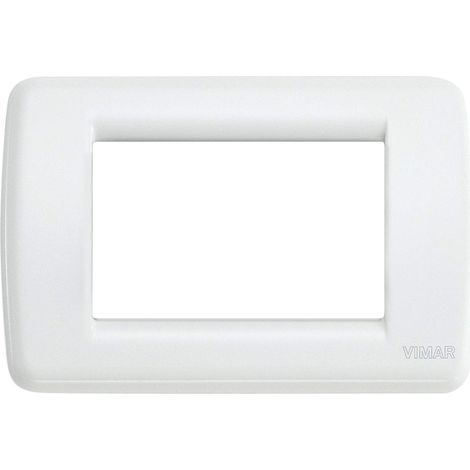 Placca Rondò 3M bianco Vimar Idea 16753.01 (1/4)