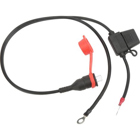 Connectique étanche à souder 1/4in M6 cosse fil électrique remplacement Optimate 2 3 TM, lot fil batterie avec embouts, résistant eau, accessoire moto (1/5)