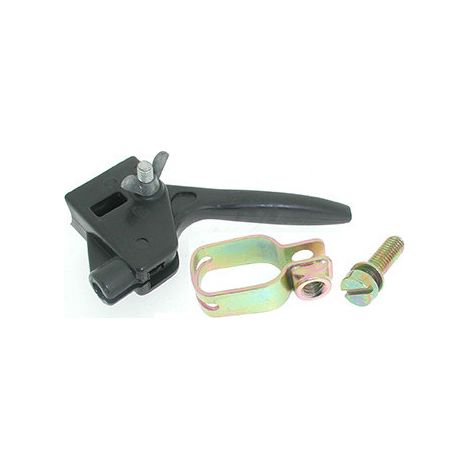 Universeller Gasgriff für Rückensense und andere. Kurzer Griff für Rohr ø: 16 mm.