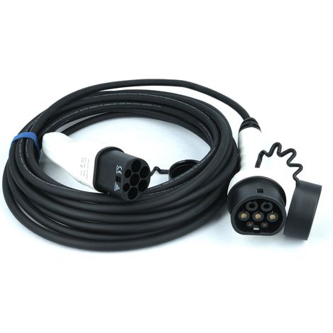 vhbw Typ 2 Ladekabel 3,5 kW 16 A 1-phasig 10 m für E-Auto - Kabel für Wallbox & Ladestation (1/5)