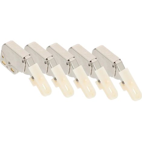 Loquets à ressort, lot de 5, fermeture par simple pression (1/5)