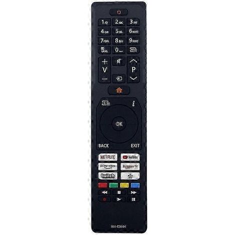 RM-C3604 Télécommande de remplacement ergonomique infrarouge pour téléviseur JVC
