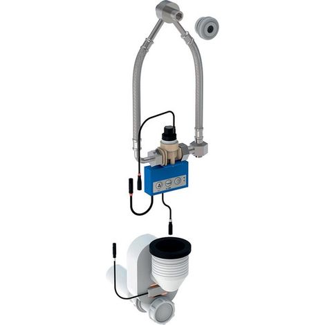 Système de rinçage d'urinoir à piles Flushcontrol 500 pour Sensonal GEBERIT