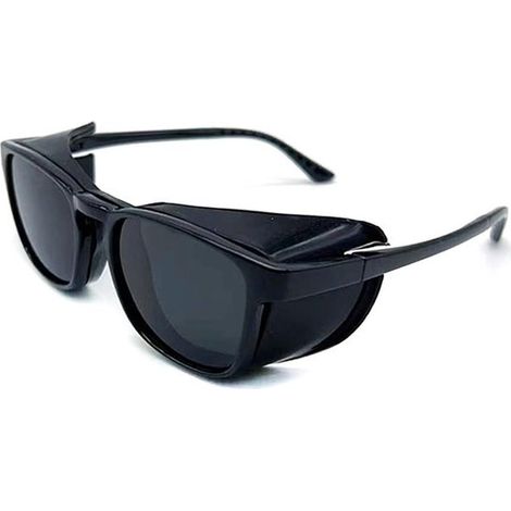 Gafas hipoalergénicas y resistentes al polen para adultos，con montura de silicona completa，bloquean la luz azul (1/5)