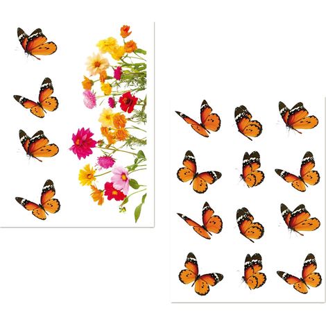 Adhésifs de vitres papillons (1/3)