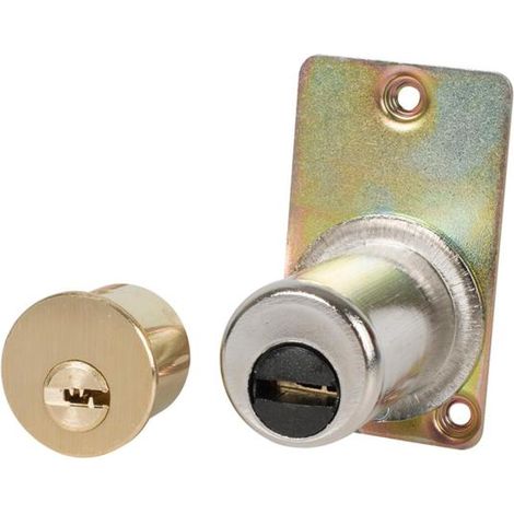 Tesa Assa Abloy 03010125 Tesa Security T6TS 40 Short Cam Round Cylinder, Multicolour (1/7)