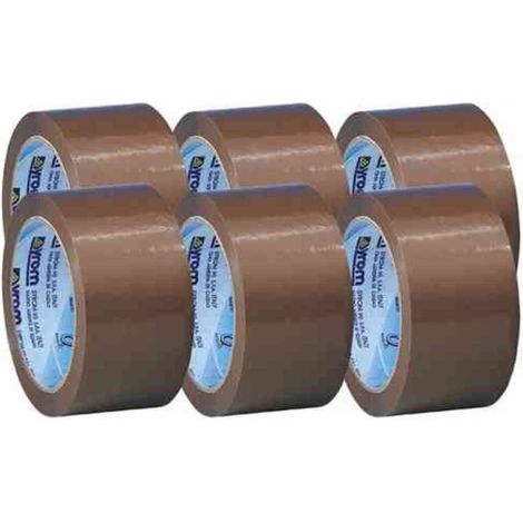NASTRO ADESIVO 50MM X 66MT IN PPL - SYLENE - AVANA (6 PEZZI)