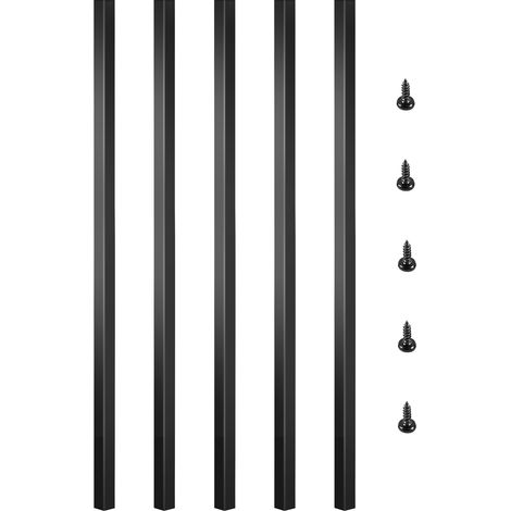 Vevor Deck Balusters Metall Spindeln 101 Pack 66 Cm Aluminiumlegierung Geländer